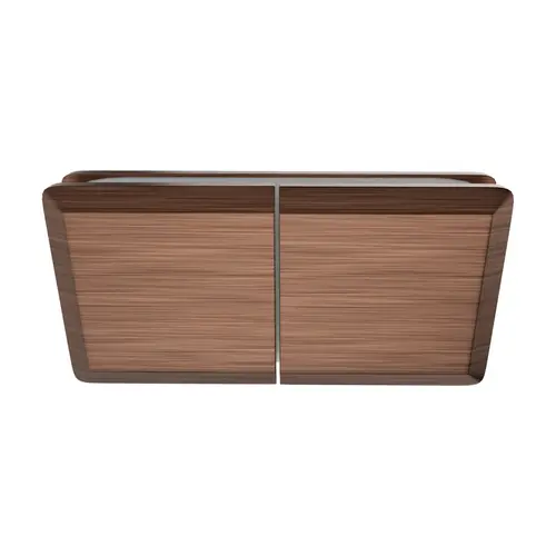 Beveled Glass to Glass Clip 180 Degrees Y Clip 3/8" and 1/2" Glazing Thickness Antique Copper Finish