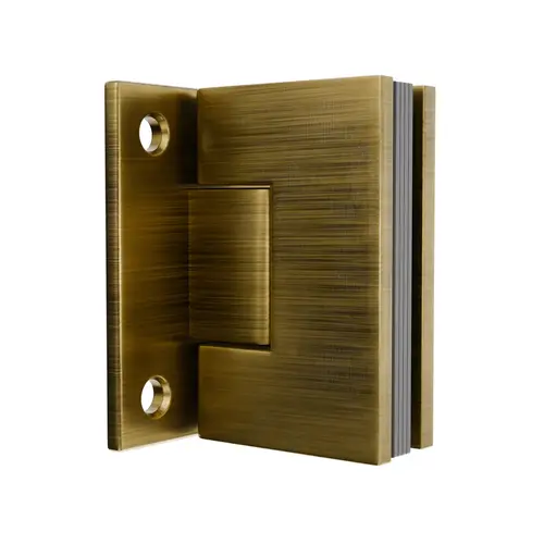 Adjustable Wall Mount Hinge With Full Mounting Plate Antique Brass Finish Adjustable Wall Mount Hinge With Full Mounting Plate Antique Brass Finish