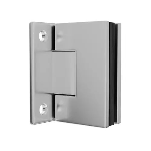 Adjustable Wall Mount Hinge With Full Mounting Plate Satin Finish Adjustable Wall Mount Hinge With Full Mounting Plate Satin Finish