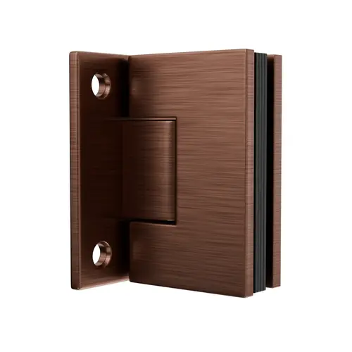 Adjustable Wall Mount Hinge With Full Mounting Plate Antique Copper Finish Adjustable Wall Mount Hinge With Full Mounting Plate Antique Copper Finish