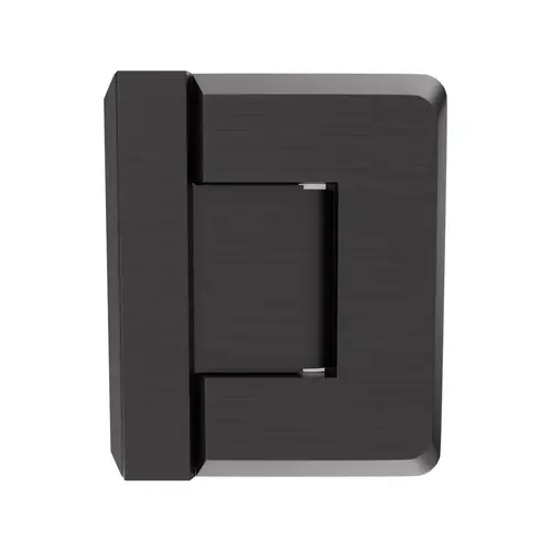 Glass To Glass Mount Shower Door Hinge 90 Degrees 3/8" and 1/2" Glass Thickness Brushed Pewter Finish Glass To Glass Mount Shower Door Hinge 90 Degrees 3/8" and 1/2" Glass Thickness Brushed Pewter Finish