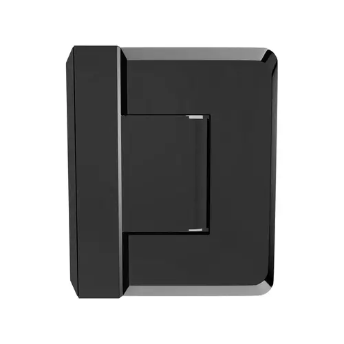Glass To Glass Mount Shower Door Hinge 90 Degrees 3/8" and 1/2" Glass Thickness Black Nickel Finish Glass To Glass Mount Shower Door Hinge 90 Degrees 3/8" and 1/2" Glass Thickness Black Nickel Finish
