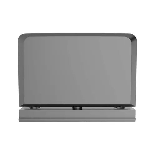 Glass To Header Mount Shower Door Pivot Hinge Elite Header 3/8" and 1/2" Glass Thickness Satin Chrome Finish