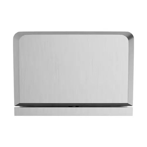 Glass To Header Mount Shower Door Pivot Hinge 3/8" and 1/2" Glass Thickness Euro Header And With 5 Degrees Type Satin Chrome Finish