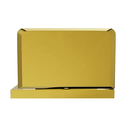 Glass To Wall Shower Door Pivot Hinge 3/8" and 1/2" Glass Thickness With Reversible L Bracket And 5 Degrees Pin Type Polished Brass Finish Glass To Wall Shower Door Pivot Hinge 3/8" and 1/2" Glass Thickness With Reversible L Bracket And 5 Degrees Pin Type Polished Brass Finish