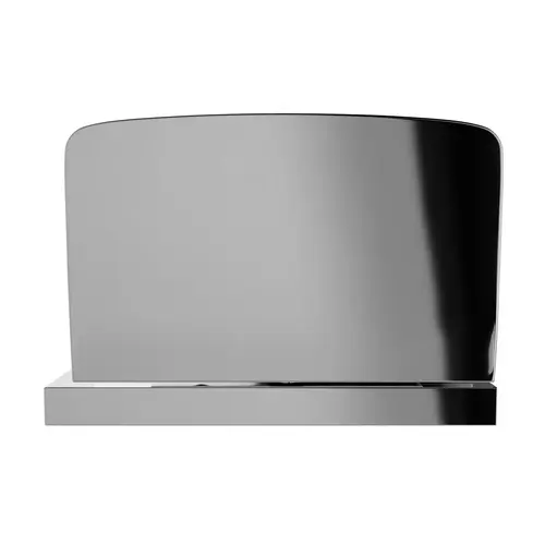 Adjustable Glass To Wall Mount Shower Door Pivot Hinge With Reversible L Bracket 5/16" and 3/8" Glass Compatibility Polished Chrome Finish