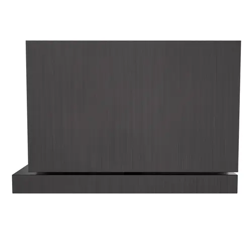 Glass To Wall Mount Shower Door Hinge With Reversible L Bracket And 5 Degrees Pin 3/8" and 1/2" Glass Thickness Brushed Pewter Finish