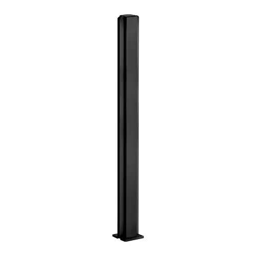 Brixwell PPSQCT18MBL Aluminum 18" Partition Posts Center Position Matte ...