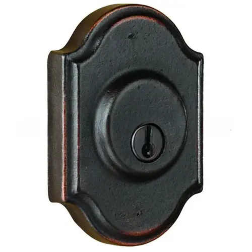Premiere Single Cylinder Deadbolt with Adjustable Latch and Deadbolt Strike Oil Rubbed Bronze Finish Premiere Single Cylinder Deadbolt with Adjustable Latch and Deadbolt Strike Oil Rubbed Bronze Finish