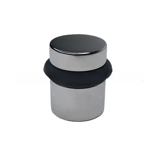 1-1/2" Cylinder Floor Bumper, Bright Chrome Finish 1-1/2" Cylinder Floor Bumper, Bright Chrome Finish