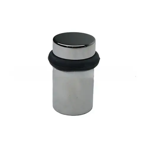 2" Cylinder Floor Bumper, Bright Chrome Finish 2" Cylinder Floor Bumper, Bright Chrome Finish