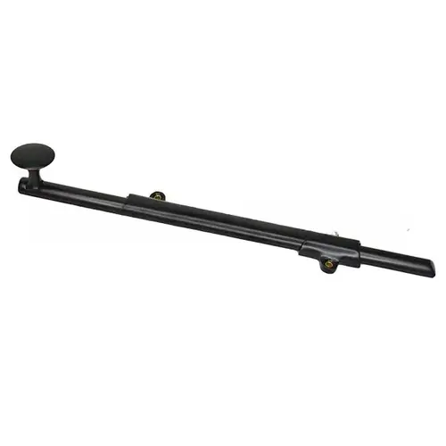 12" Surface Bolt with 3 Strikes Oil Rubbed Bronze Finish