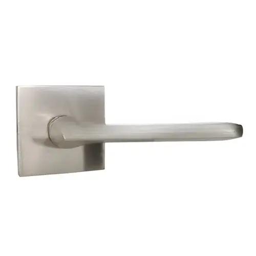 Helios Passage with Square Rose and CF Mechanism Satin Nickel Finish Helios Passage with Square Rose and CF Mechanism Satin Nickel Finish