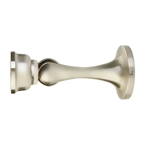 3" Magnetic Door Stop & Holder, Satin Nickel Finish 3" Magnetic Door Stop & Holder, Satin Nickel Finish