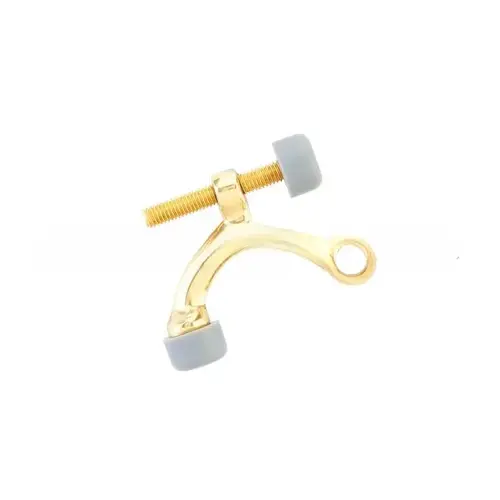 Hinge Pivot Stop, Bright Brass Finish Hinge Pivot Stop, Bright Brass Finish