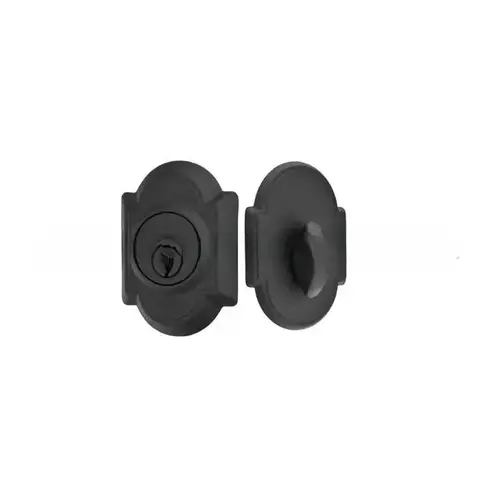 # 11 Single Cylinder Deadbolt Flat Black Finish # 11 Single Cylinder Deadbolt Flat Black Finish