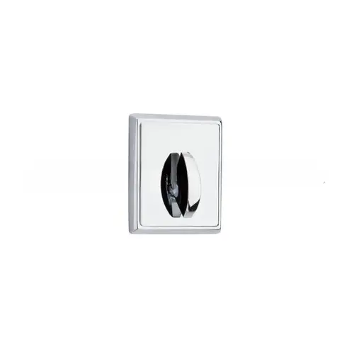 Rectangular Single Sided Deadbolt Bright Chrome Finish Rectangular Single Sided Deadbolt Bright Chrome Finish