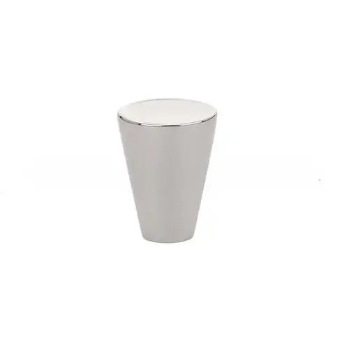 Cone 1" Cabinet Knob Bright Nickel Finish Cone 1" Cabinet Knob Bright Nickel Finish