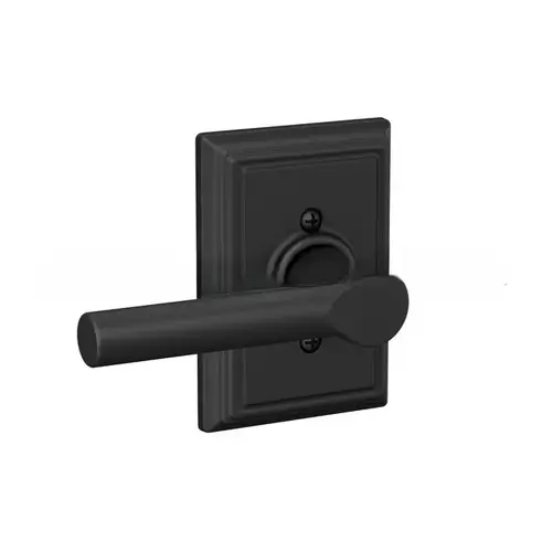 Broadway Lever with Addison Rose Half Dummy Matte Black Finish Broadway Lever with Addison Rose Half Dummy Matte Black Finish