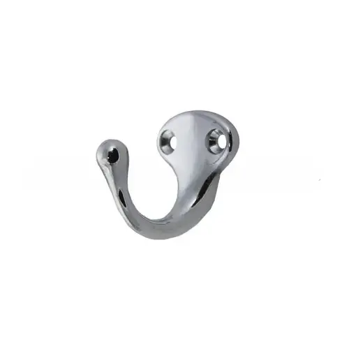 Vertical Coat Hook Polished Chrome Finish Vertical Coat Hook Polished Chrome Finish