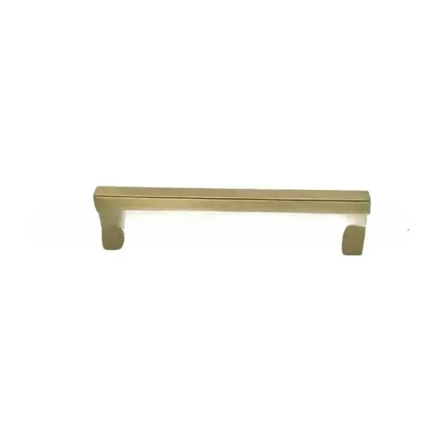 5-1/2" Modern Square Cabinet Pull with 5" Center to Center Polished Brass Finish 5-1/2" Modern Square Cabinet Pull with 5" Center to Center Polished Brass Finish