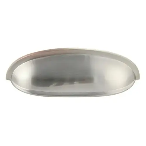 4-1/2" Bin Cabinet Pull with 3" Center to Center Satin Nickel Finish 4-1/2" Bin Cabinet Pull with 3" Center to Center Satin Nickel Finish