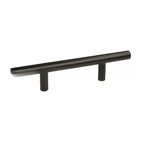 6" Bar Cabinet Pull with 3" Center to Center Matt Black Finish 6" Bar Cabinet Pull with 3" Center to Center Matt Black Finish