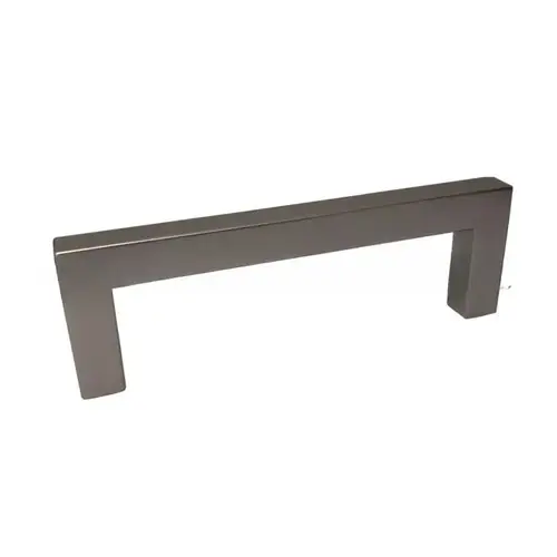 4-1/4" Modern Square Cabinet Pull with 3-3/4" Center to Center Dark Pewter Finish 4-1/4" Modern Square Cabinet Pull with 3-3/4" Center to Center Dark Pewter Finish