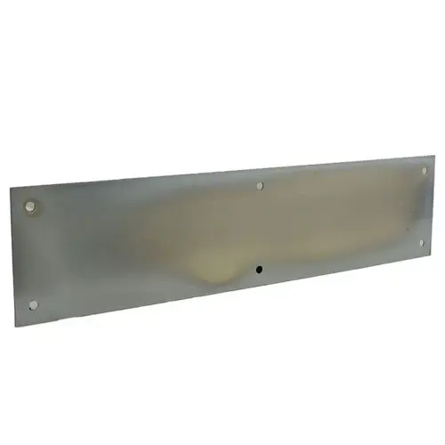 3-1/2" x 15" Push Plate Antimicrobial Satin Chrome Finish 3-1/2" x 15" Push Plate Antimicrobial Satin Chrome Finish