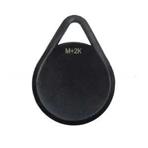DORMA 12640-P24-BK Dormakaba RFID Fob with Mifare Plus, 2K Memory Black Finish