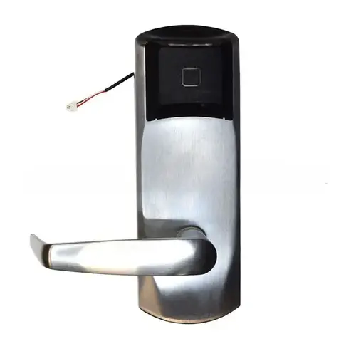 Dormakaba RT Plus Standalone Utility RFID Proximity Mortise Lockset With No Deadbolt; 1-1/4" ASM; Long Lever; Toggle; Bluetooth (BLE); Electronic Lock Override (ELO); Right Hand or Left Hand Reverse; (626) Satin Chrome Finish Dormakaba RT Plus Standalone Utility RFID Proximity Mortise Lockset With No Deadbolt; 1-1/4" ASM; Long Lever; Toggle; Bluetooth (BLE); Electronic Lock Override (ELO); Right Hand or Left Hand Reverse; (626) Satin Chrome Finish