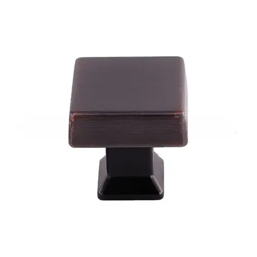 1-1/4" Square Colorado Cabinet Knob Oil Rubbed Bronze Finish