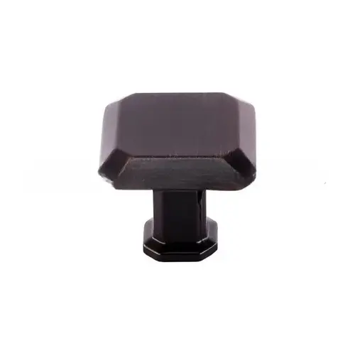 1" Square Cabinet Knob Oil Rubbed Bronze Finish