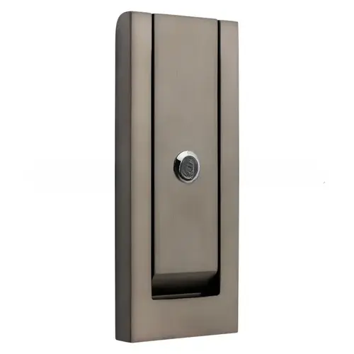 Modern Door Knocker with Scope Graphite Nickel Finish Modern Door Knocker with Scope Graphite Nickel Finish