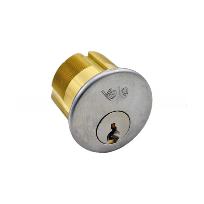 Yale Commercial 1-1/8 6 Pin Mortise Cylinder with TB Keyway US26D (626) Satin Chrome Finish 2153TB626118
