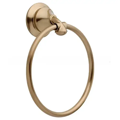 Linden Towel Ring Champagne Bronze Finish Linden Towel Ring Champagne Bronze Finish