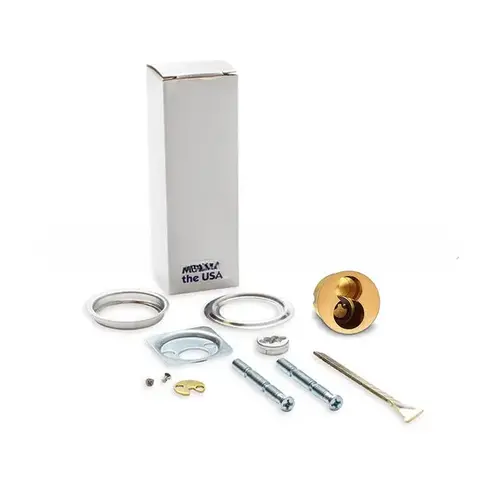 Convertible Mortise and Rim LFIC Cylinder Housing for Schlage LFIC Core with Complete Mortise Cam and Rim Cylinder Tailpiece Pack Satin Bronze Finish