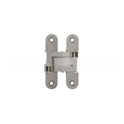 1-1/8" x 4-5/8" Extra Heavy Duty Invisible Hinge for 1-3/8" Doors Satin Nickel Finish 1-1/8" x 4-5/8" Extra Heavy Duty Invisible Hinge for 1-3/8" Doors Satin Nickel Finish