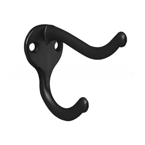 3" Coat & Hat Hook Matte Black Finish 3" Coat & Hat Hook Matte Black Finish
