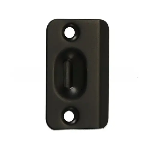 Round Corner Strike for Ball Catch Matte Black Finish Round Corner Strike for Ball Catch Matte Black Finish