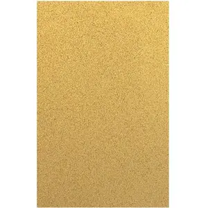 Dynabrade 93786 180 Grit No Hole Hook & Loop Aluminum Oxide on C-Weight Paper Sanding Sheet, 3" x 4-5/16" Gold