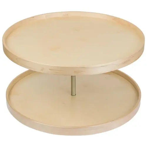 Signature 28" D Birch/Maple Full Circle Lazy Susans, Dependently Rotating 12 Shelves Signature 28" D Birch/Maple Full Circle Lazy Susans, Dependently Rotating 12 Shelves