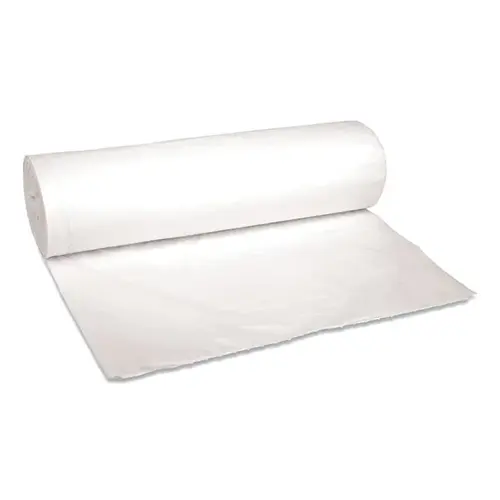 Boardwalk 55 Gallon High Density Repro Can Liner, White (100/Box) Boardwalk 55 Gallon High Density Repro Can Liner, White (100/Box)