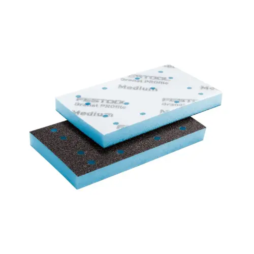 80 x 133 mm Medium Aluminum Oxide Granat PROfile Foam Sanding Discs, - 10/BOX Blue 80 x 133 mm Medium Aluminum Oxide Granat PROfile Foam Sanding Discs, - 10/BOX Blue