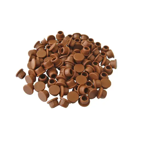 Clamex 6mm 90  Cover Cap, Ivory/Pine/Oak (100/Box)