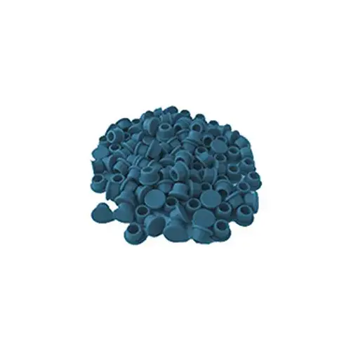 Clamex 6mm 90  Cover Cap, Blue gray (100/Box)