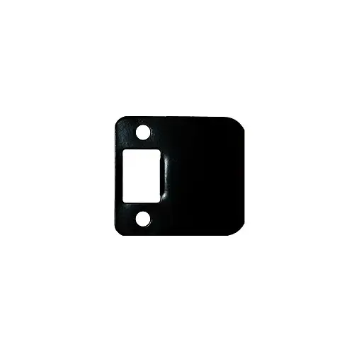 2-1/4" Round Corner Full Lip Strike with 2" Extended Lip Black Finish - pack of 10 2-1/4" Round Corner Full Lip Strike with 2" Extended Lip Black Finish - pack of 10