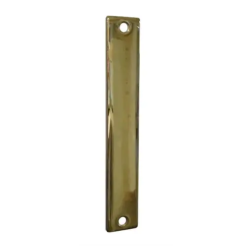 8" x 1-1/4" x 1/4" Filler Plate Brass Plated Finish 8" x 1-1/4" x 1/4" Filler Plate Brass Plated Finish