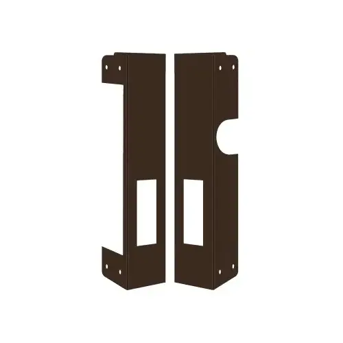 Don Jo ADR 3 RH DU Aluminum Door Reinforcer with Indicator and Cylinder ...