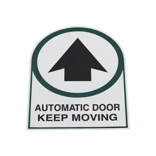 Decal Autodoor Keep Moving
